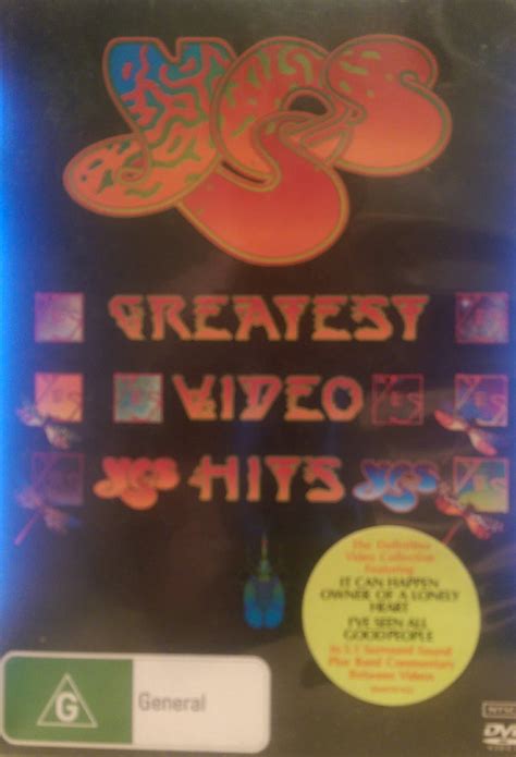 Yes Greatest Video Hits 2005 Dvd Discogs
