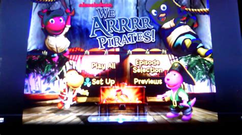 The Backyardigans We Arrrr Pirates Dvd Menu