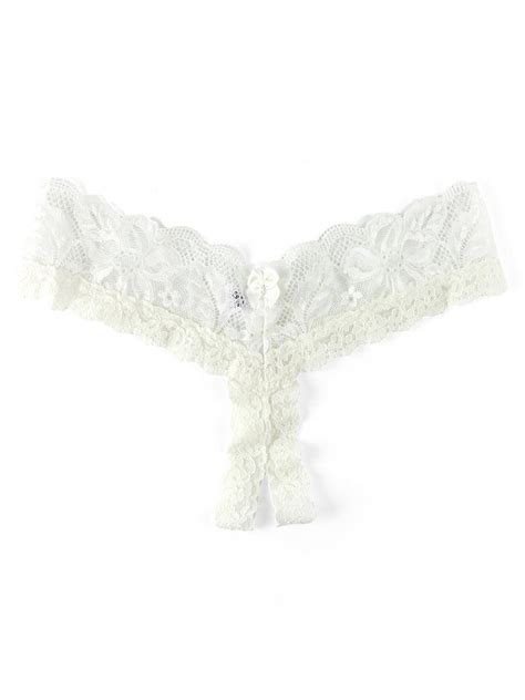 Victoria Lace Open Thong Over The Moon