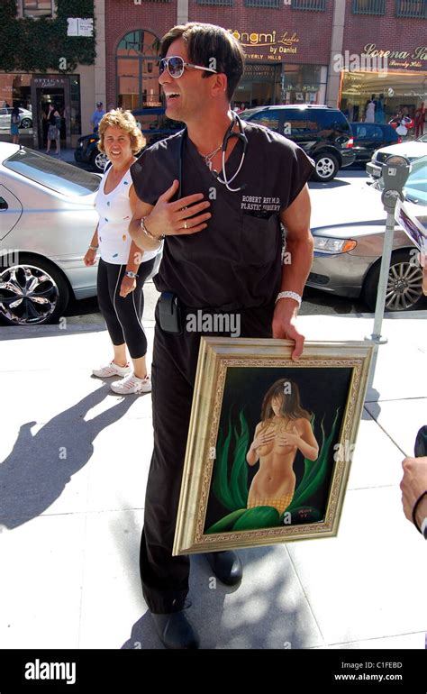 Reality Tv Plastic Surgeon Dr Robert Rey Stops Outside His Medical
