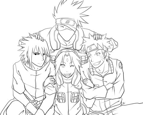 Coloriages Kakashi à imprimer  Coloriages à imprimer