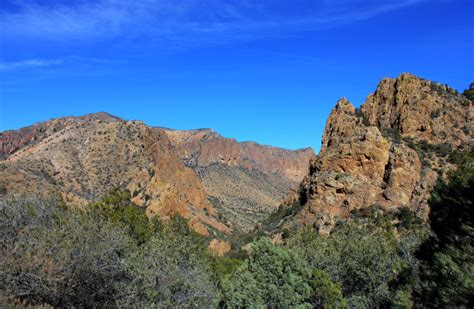 The Chisos Mountain Landscape At Big Bend National Park Texas Image