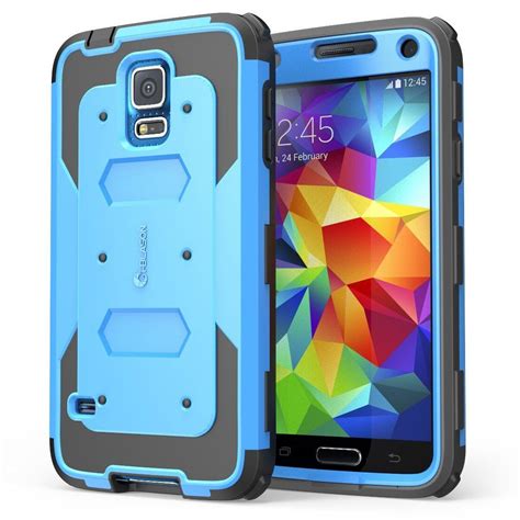Galaxy S5 Case I Blason Armorbox Dual Layer Hybrid Full Body Protective Case With Front Cover