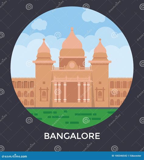Bangalore Vector Icon Stock Illustration Illustration Of Monument
