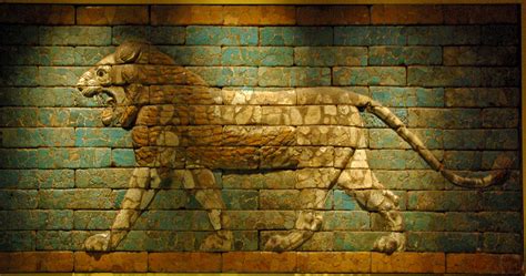 Lleó De Babilònia Lion Glazed Bricks From The Procession Flickr