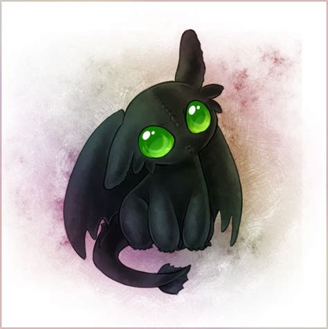 Baby Toothless By ~zilleniose On Deviantart Baby Toothless Cute