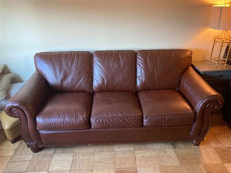 Brown Leather Couch Upper East Side Ny Patch