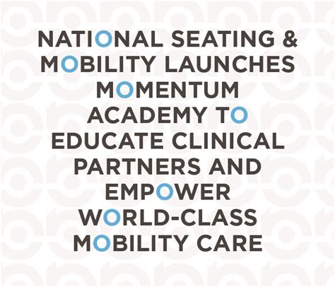 National Seating And Mobility Launches Momentum Academy To Educate