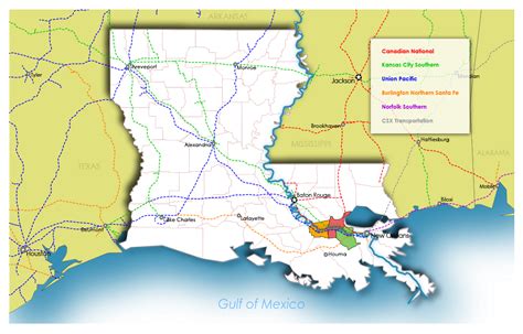 Map Of South Louisiana Waterways