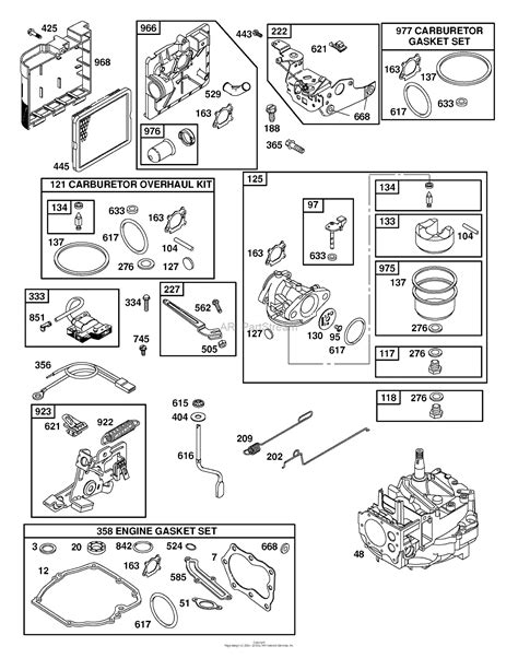 BRIGGS STRATTON ENGINE CARBURETOR DIAGRAM - Auto Electrical Wiring Diagram