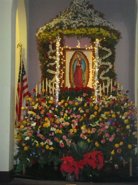 Maribelcb Altares Para La Virgen Virgen De Guadalupe Fotos Flores