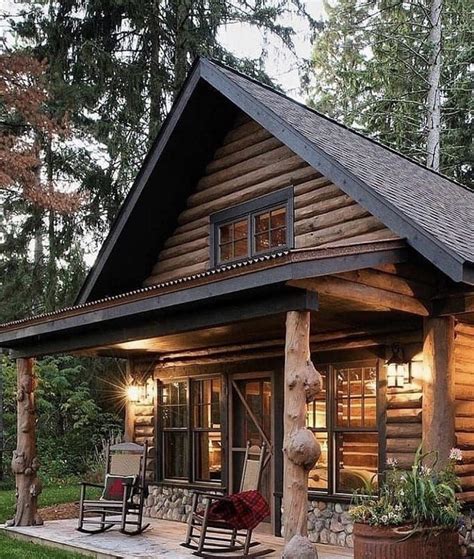 Cozy Cabin In The Wilderness Scrolller