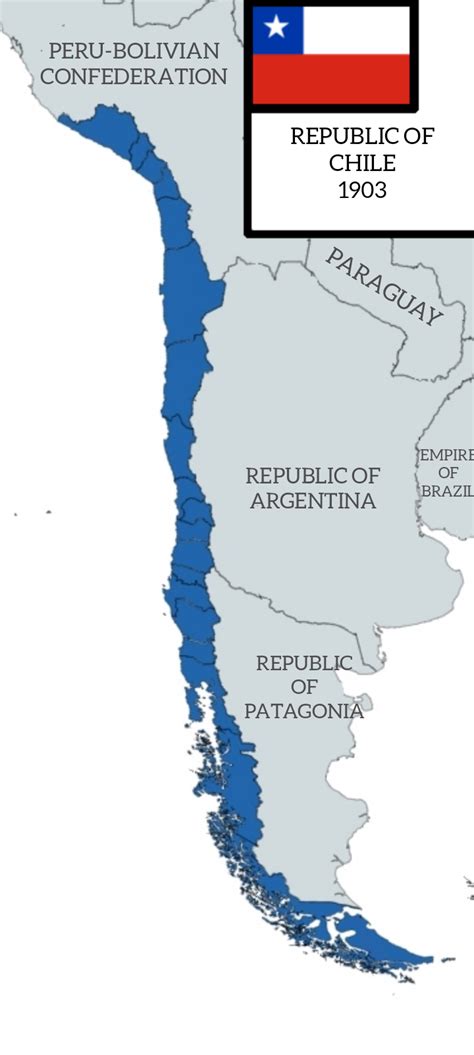 A Longer Chile Alternative Americas Rimaginarymaps