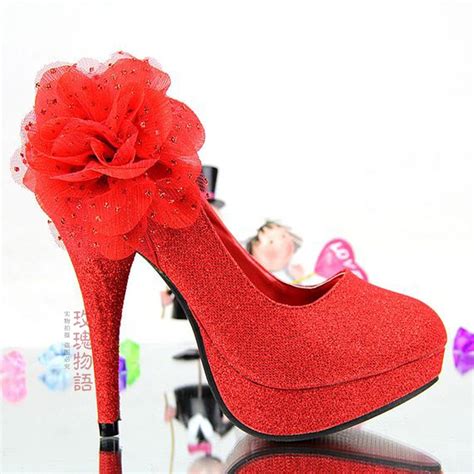 Red Heels Red Bridal Shoes Red Wedding Shoes Red Heels Shoes Heels