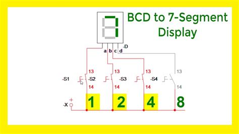 Bcd 7 Segment Display Youtube