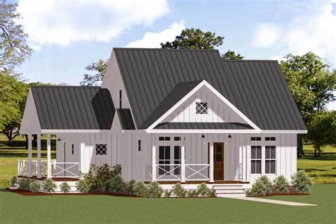 46367la Rendering Front 1544808352 House Plans One Story Cottage House