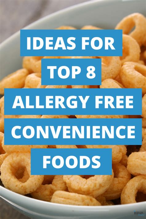 Ideas For Top 8 Allergy Free Convenience Foods The Hobson Homestead