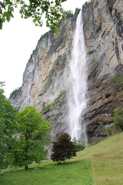 Staubbach Falls Lauterbrunnen Bernese Oberland Switzerland