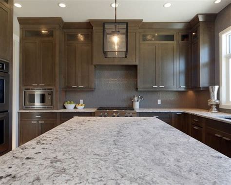 I have granite countertops already but i don't really like the cream paint then glaze with a very translucent brown or grey. Grey Stained Maple | Houzz