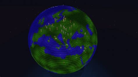 Select area earth minecraft world Planet Earth with Nation Flags and Fun Facts for each ...