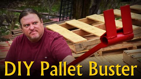 Diy Pallet Buster From Almost Free Junkyard Scraps Break Down Pallets