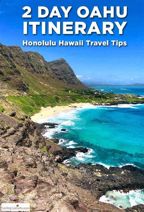 2 Day Oahu Itinerary Honolulu Hawaii Travel Tips Living Locurto
