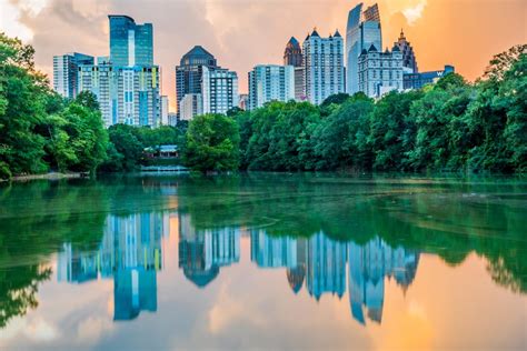 Reflection Of Iconic Atlanta Skyscrapers Smithsonian Photo Contest