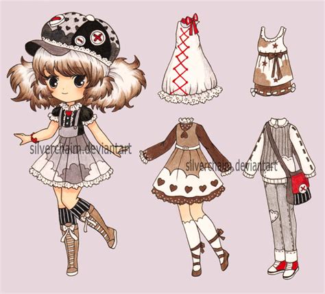 Paper Doll Adopt 3 Closed By Silverchaim