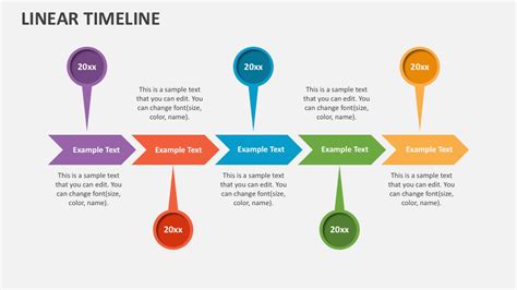 Linear Timeline Powerpoint Presentation Slides Ppt Template