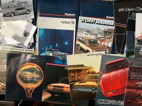 Brochures Catalogues 17 X American Car Brochures Catawiki