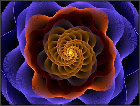 Fibonaccis Rose By Khan71 Fractal Art Fibonacci Spirals And Fractals