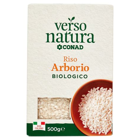 Riso Arborio Biologico 500g Verso Natura Conad Conad