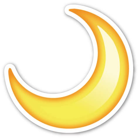 Crescent Moon Bubble Stickers Emoji Stickers Diy Stickers Printable