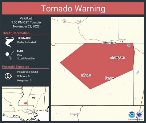 Nws Tornado On Twitter Tornado Warning Continues For Liberty Ms