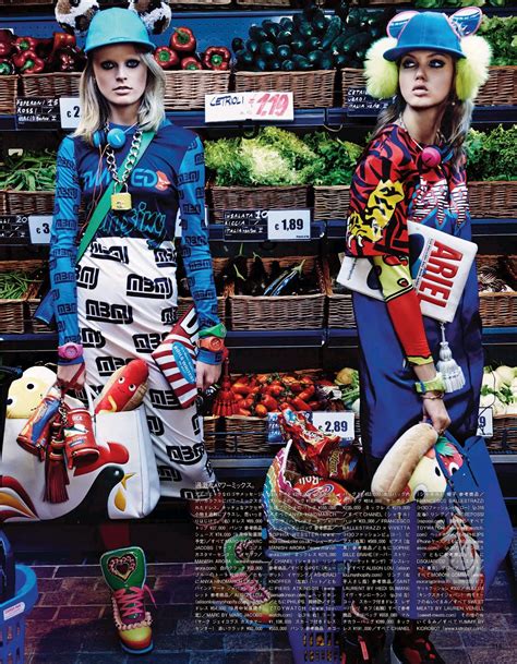 My Market Day Lindsey Wixson And Hanne Gaby Odiele By Giampaolo Sgura