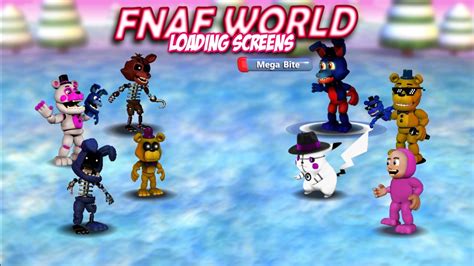 fnaf world fan made loading screens part 4 reaction otosection