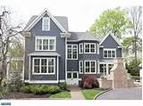 Navy Blue Siding House Pictures