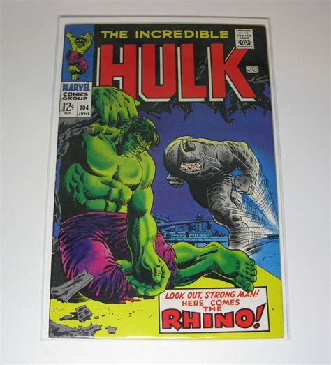 Incredible Hulk 104 Rhino Higher Grade Issue Nm Ebay