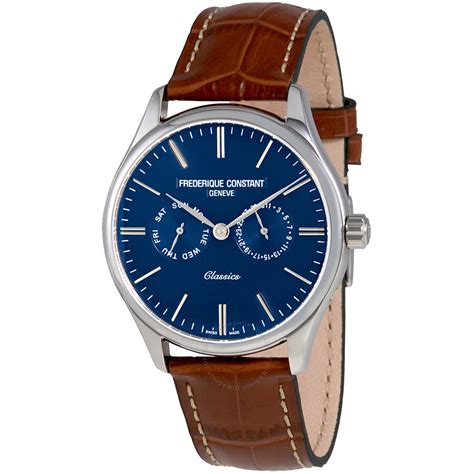 Frederique Constant Classics Blue Dial Mens Watch Fc 259nt5b6