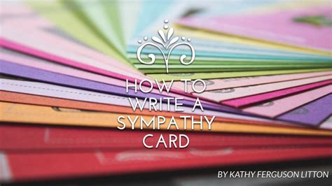 How To Write A Sympathy Card Send Network