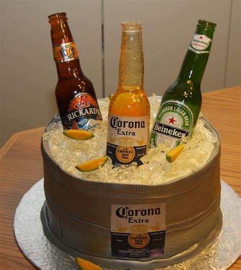 Sugar Bottle Beer Cake Cakes And Technique Pinterest Beer Cakes