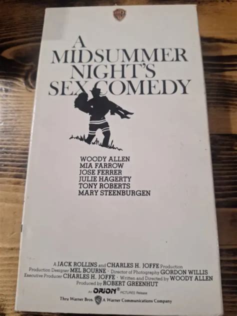A Midsummer Nights Edy 1982vhs 1986 Woody Allen Mia Farrow 499 Picclick