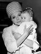 Joan Collins and daughter Tara at London Airport. November, 1964 | Joan ...