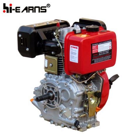 China 10 Hp Diesel Engine With Thread Shaft Red Color Hr186fa China