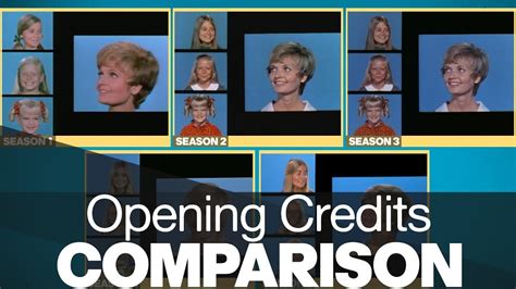 Opening Credits Comparison The Brady Bunch Youtube