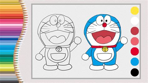 Doraemon Cartoon Drawing For Kids Learn To Draw Doraemon Easy