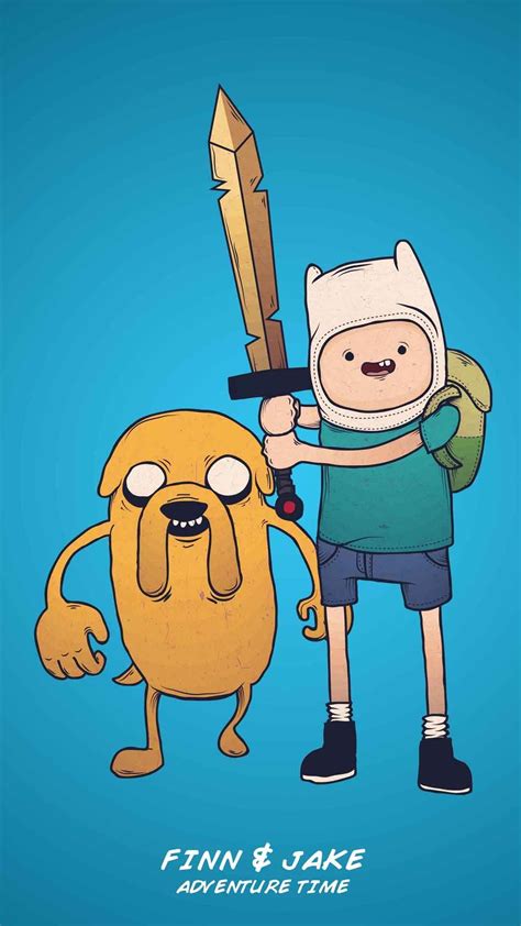 Adventure Time Finn Iphone Wallpaper