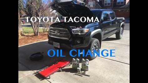 Changing The Oil On A Tacoma Youtube