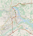 Detailed road map of Linz city. Linz city detailed road map | Vidiani ...