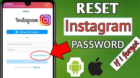 How To Reset Instagram Password If I Forget Youtube